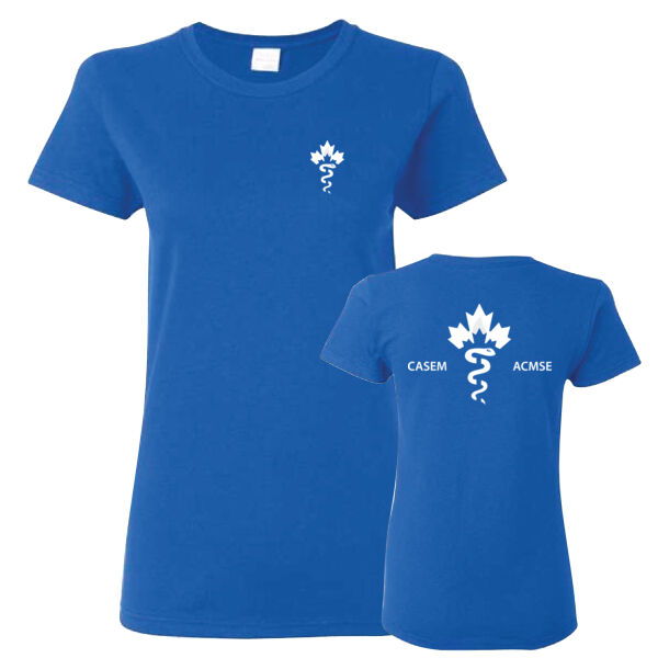 Gildan Women's Caduceus Front & Back Printed T-Shirt Thumbnail