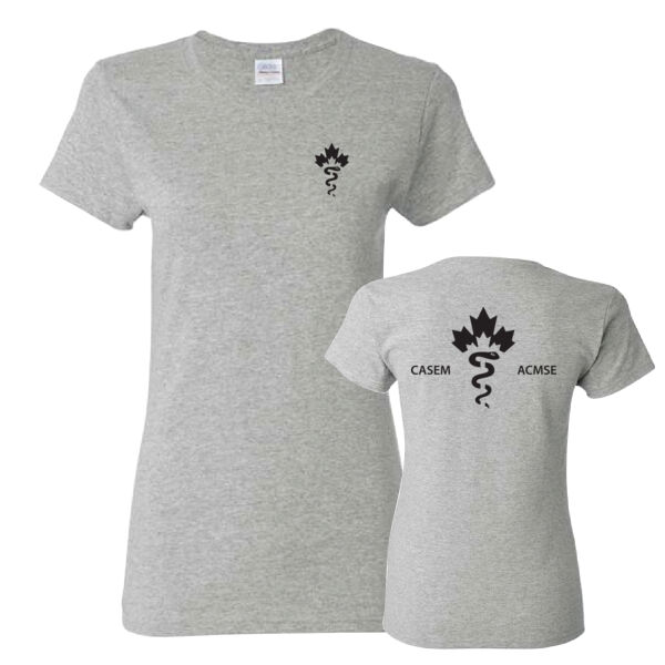 Gildan Women's Caduceus Front & Back Printed T-Shirt Thumbnail