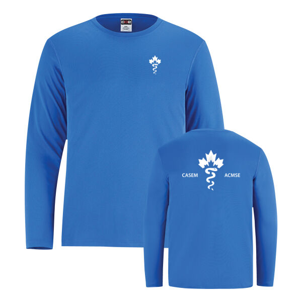Shore Unisex Caduceus Front & Back Printed Long Sleeve Thumbnail