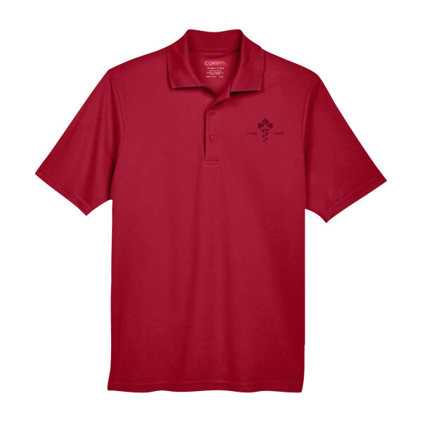 Origin Men's Tone on Tone Bilingual Caduceus Printed Polo Thumbnail