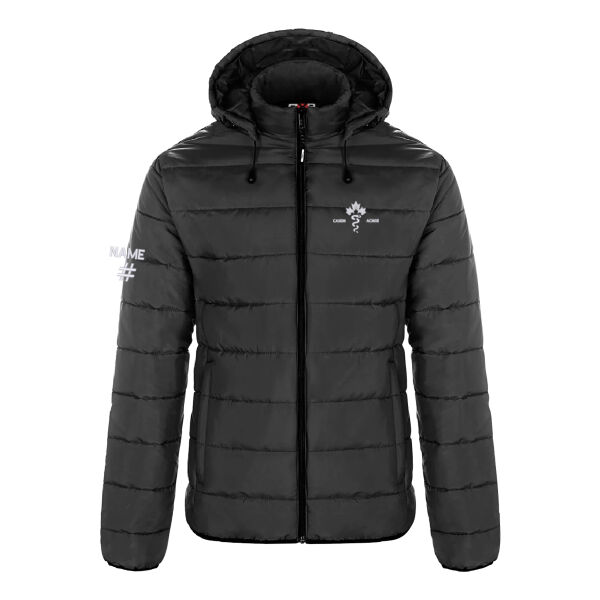 Glacial Women's Bilingual Caduceus Embroidered Puffy Jacket Thumbnail