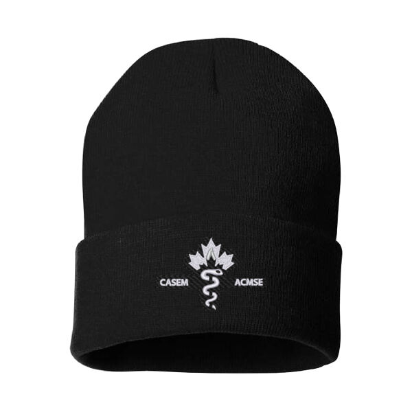 Sportsman Adult Bilingual Caduceus Embroidered Cuffed Toque Thumbnail