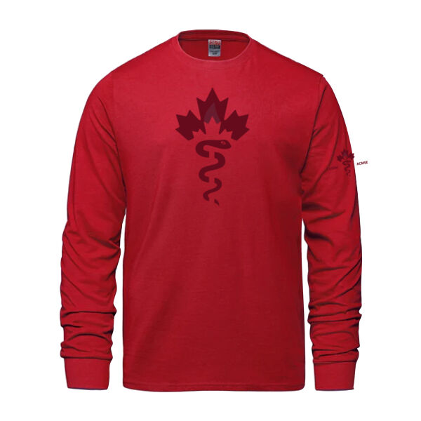 Breeze Men's Tone on Tone Caduceus Printed Long Sleeve Thumbnail